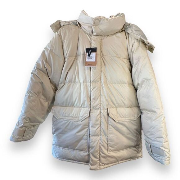 The North Face 77 Brooks Range Parka Coat Mens Size XL Gravel Beige NWT New $400 - Picture 1 of 6